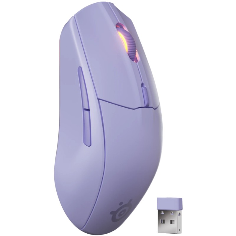 Ігрова миша (миш2026ка) SteelSeries Rival 3 Gen 2 Wireless Lavender