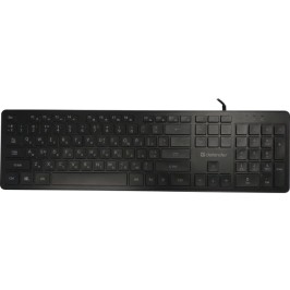 Ігрова клавіатура (клавіатура) Defender Balance LQ UA LED, чорна