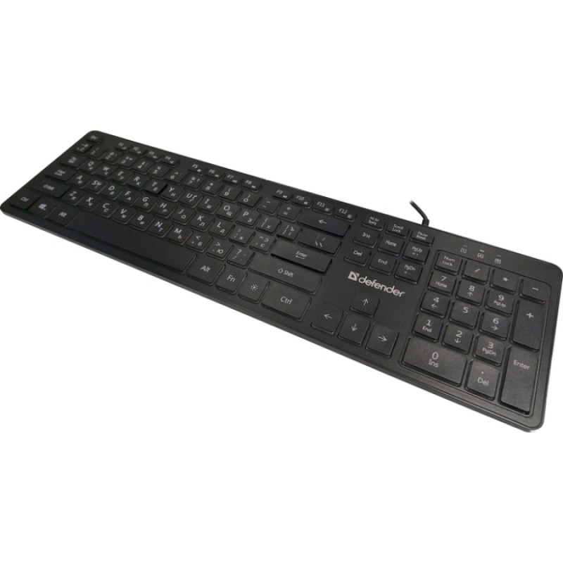 Ігрова клавіатура (клавіатура) Defender Balance LQ UA LED, чорна