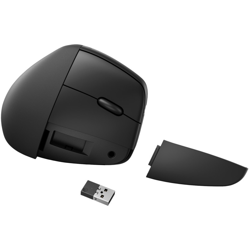 Мишка бездротова (вертикальна миша) HP 920 Ergonomic Vertical чорна, до 4000 dpi