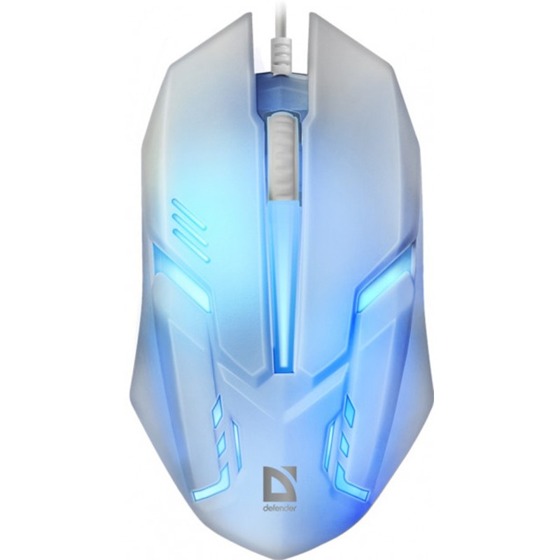 Компьютерная мышь (мышка) Defender Cyber MB-560L 1200 dpi, белая