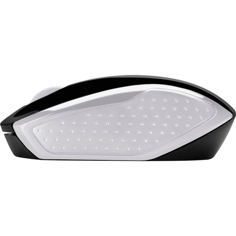 Беспроводная мышь (компьютерная мышка) HP 200 Pike Silver Wireless Mouse 1000 dpi, чёрно-серебристая