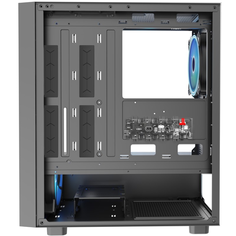 Корпус (комп'ютерний корпус) Modecom BREEZE Black, 4 ARGB вентилятори, без БЖ Корпус (комп'ютерний корпус) Modecom BREEZE Black, 4 ARGB вентилятори, без БЖ