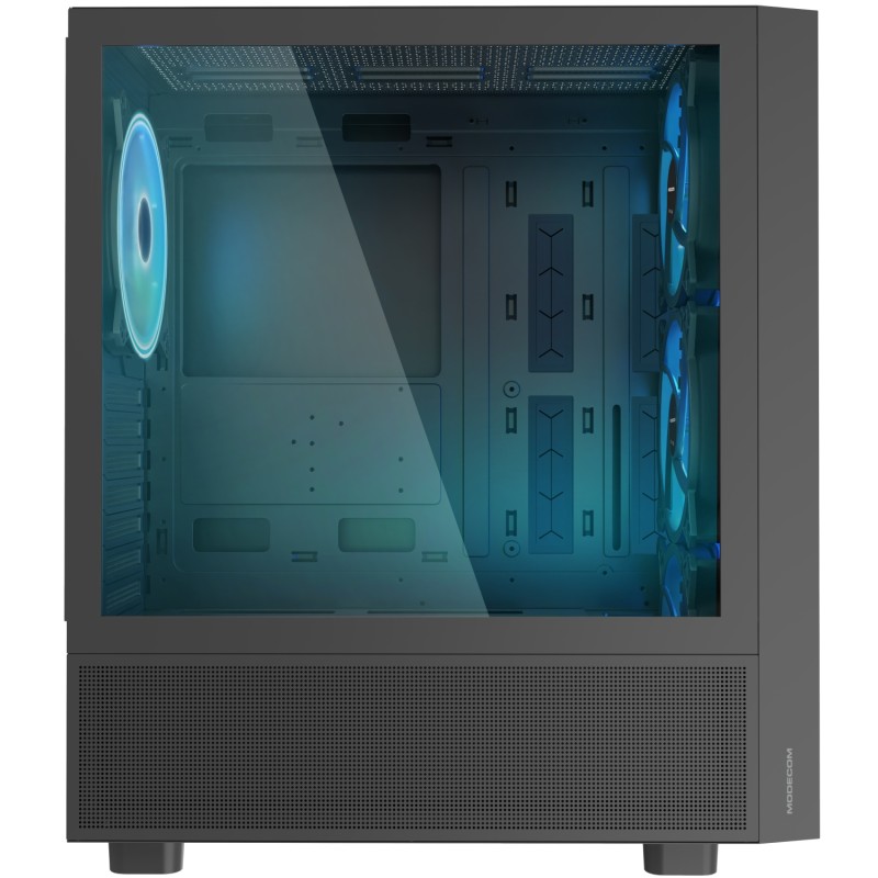 Корпус (комп'ютерний корпус) Modecom BREEZE Black, 4 ARGB вентилятори, без БЖ Корпус (комп'ютерний корпус) Modecom BREEZE Black, 4 ARGB вентилятори, без БЖ