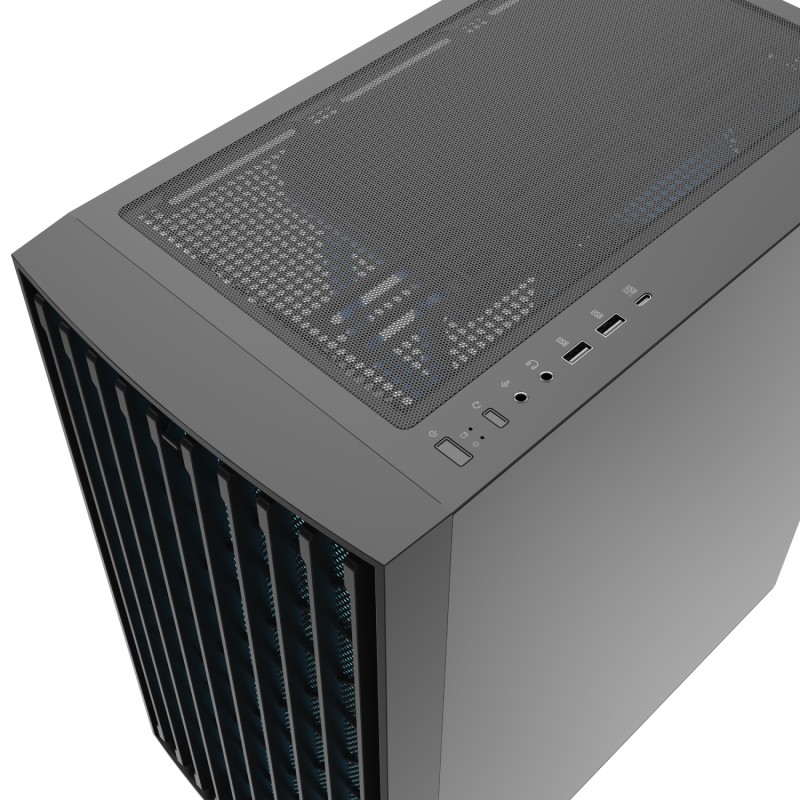 Корпус (комп'ютерний корпус) Modecom BREEZE Black, 4 ARGB вентилятори, без БЖ Корпус (комп'ютерний корпус) Modecom BREEZE Black, 4 ARGB вентилятори, без БЖ
