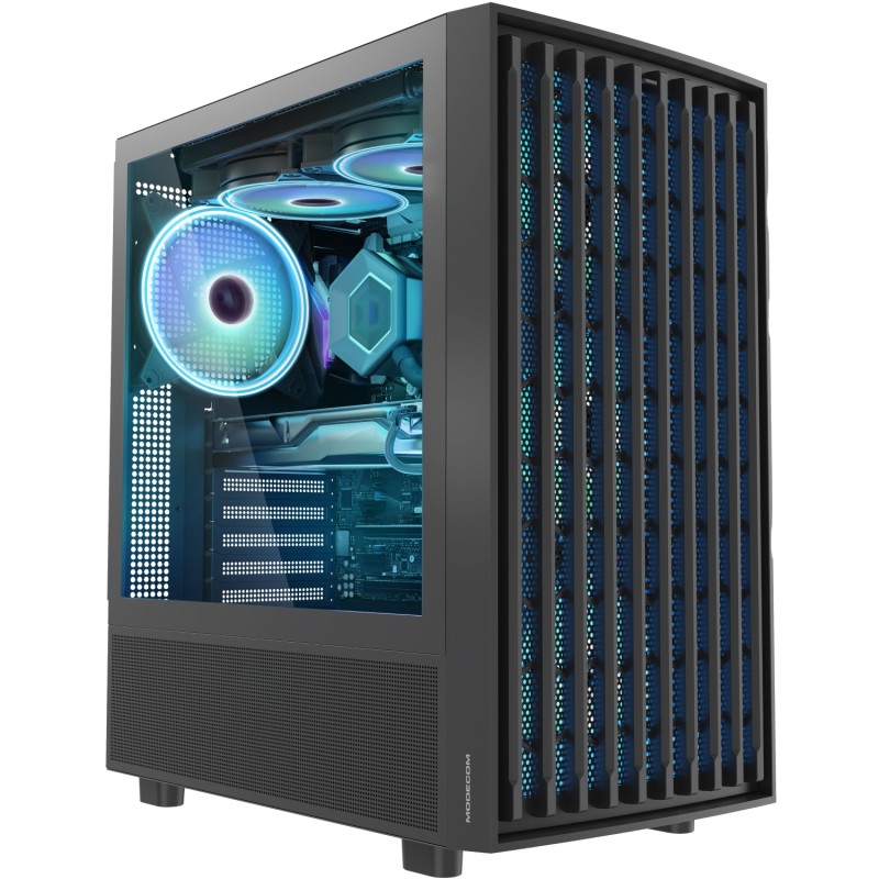 Корпус (комп'ютерний корпус) Modecom BREEZE Black, 4 ARGB вентилятори, без БЖ Корпус (комп'ютерний корпус) Modecom BREEZE Black, 4 ARGB вентилятори, без БЖ