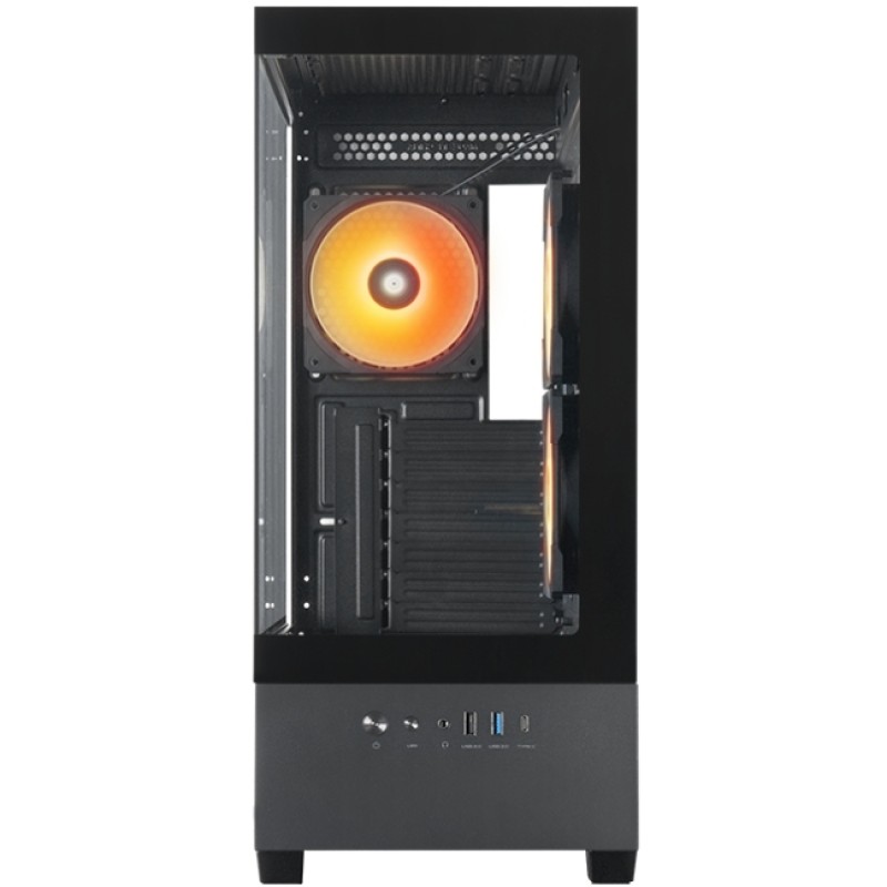 Корпус (системный блок) Chieftec VISTA GT-01B-OP ATX, 3 вентилятора A-RGB, чёрный Корпус (системный блок) Chieftec VISTA GT-01B-OP ATX, 3 вентилятора A-RGB, чёрный