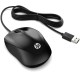 Мишка дротова (комп’ютерна миша) HP 1000 Wired Mouse 1200 dpi, чорна