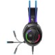 Игровая гарнитура (наушники с микрофоном) Defender Flame RGB, чёрная, кабель 2 м
