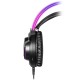 Игровая гарнитура (наушники с микрофоном) Defender Flame RGB, чёрная, кабель 2 м