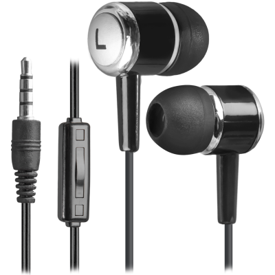 Гарнітура для смартфона (вакуумні навушники) Defender Pulse 427 Black 1,2 м