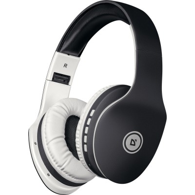 Гарнітура (навушники з мікрофоном) Defender FreeMotion B525 Bluetooth+3,5 мм чорна-біла