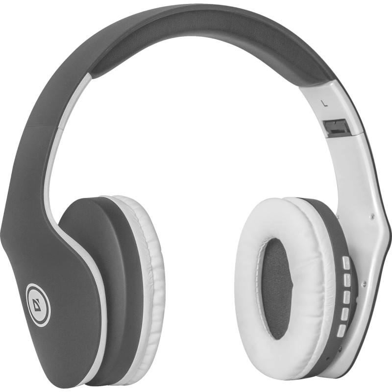 Гарнітура (навушники з мікрофоном) Defender FreeMotion B525 Bluetooth + 3,5 мм, біло-сіра Гарнітура (навушники з мікрофоном) Defender FreeMotion B525 Bluetooth + 3,5 мм, біло-сіра