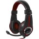 Игровая гарнитура (наушники с микрофоном) Defender Warhead G-185 чёрно-красная