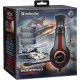Игровая гарнитура (наушники с микрофоном) Defender Warhead G-185 чёрно-красная