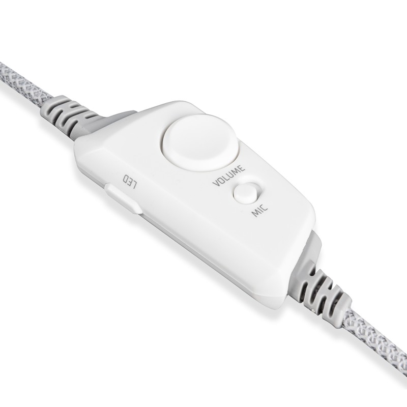 Ігрова гарнітура (навушники з мікрофоном) Modecom Volcano Prometheus 7.1 White USB
