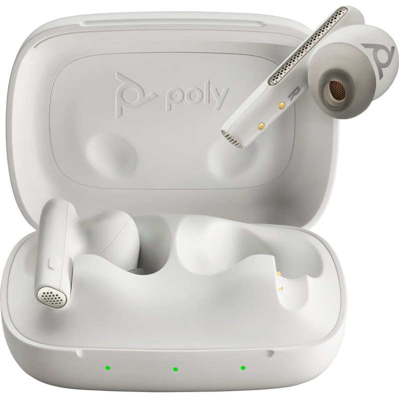 Бездротові навушники (гарнітура) Poly Voyager Free 60 Earbuds + BT700A + BCHC білий Бездротові навушники (гарнітура) Poly Voyager Free 60 Earbuds + BT700A + BCHC білий