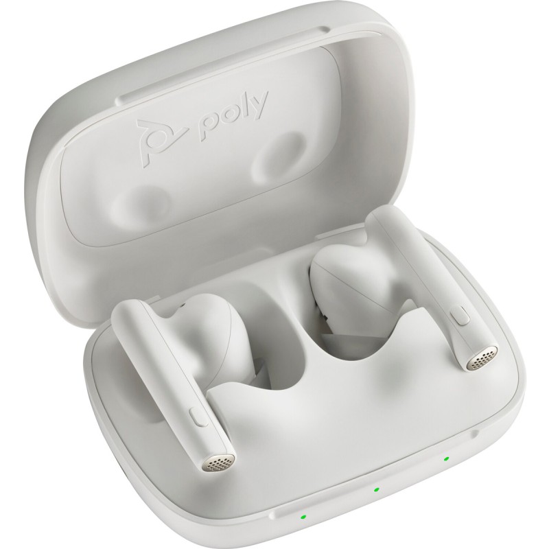Бездротові навушники (гарнітура) Poly Voyager Free 60 Earbuds + BT700A + BCHC білий Бездротові навушники (гарнітура) Poly Voyager Free 60 Earbuds + BT700A + BCHC білий