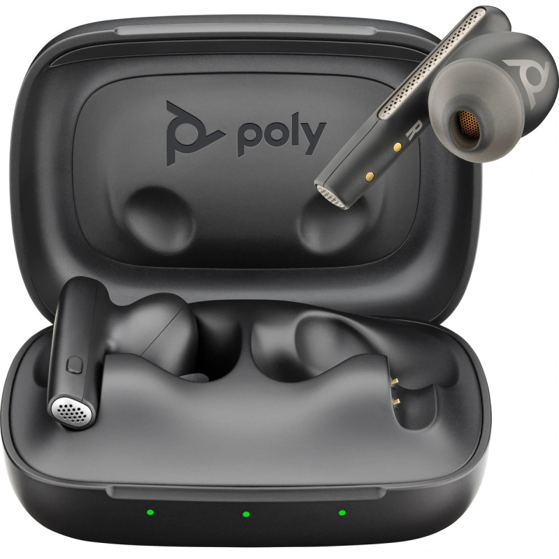 Навушники TWS (TWS-гарнітура) Poly Voyager Free 60 Earbuds + BT700C + BCHC чорні