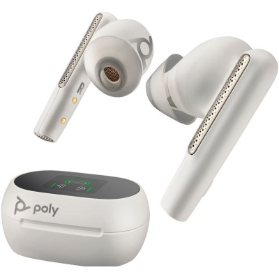 Навушники TWS (бездротова гарнітура) Poly Voyager Free 60+ White