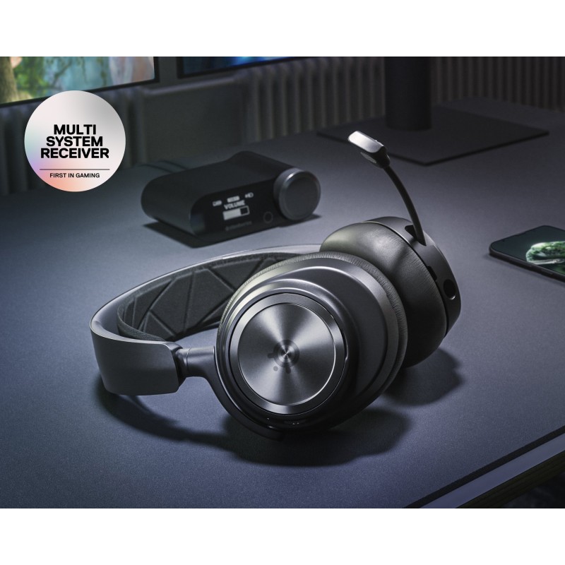 Ігрова гарнітура (навушники з мікрофоном) SteelSeries Arctis Nova Pro Wireless Black PC/PS/SW/MAC/MOB