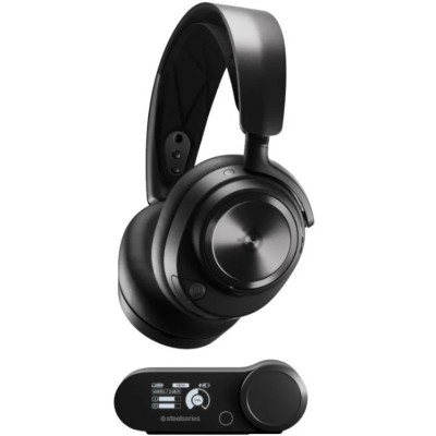 Ігрова гарнітура (бездротові навушники) SteelSeries Arctis Nova Pro Wireless X Black Xbox/PC/PS/SW/Mac/Mobile Ігрова гарнітура (бездротові навушники) SteelSeries Arctis Nova Pro Wireless X Black Xbox/PC/PS/SW/Mac/Mobile