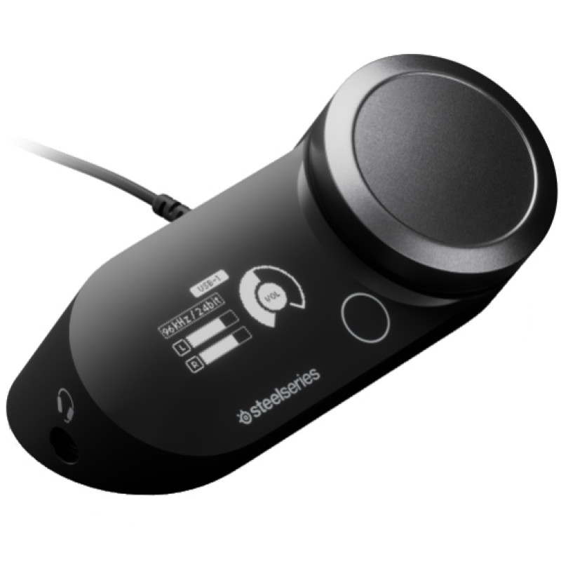 Контроллер для гарнитуры (игровой аудиоконтроллер) SteelSeries GameDAC Gen 2 Hi-Res Audio, чёрный
