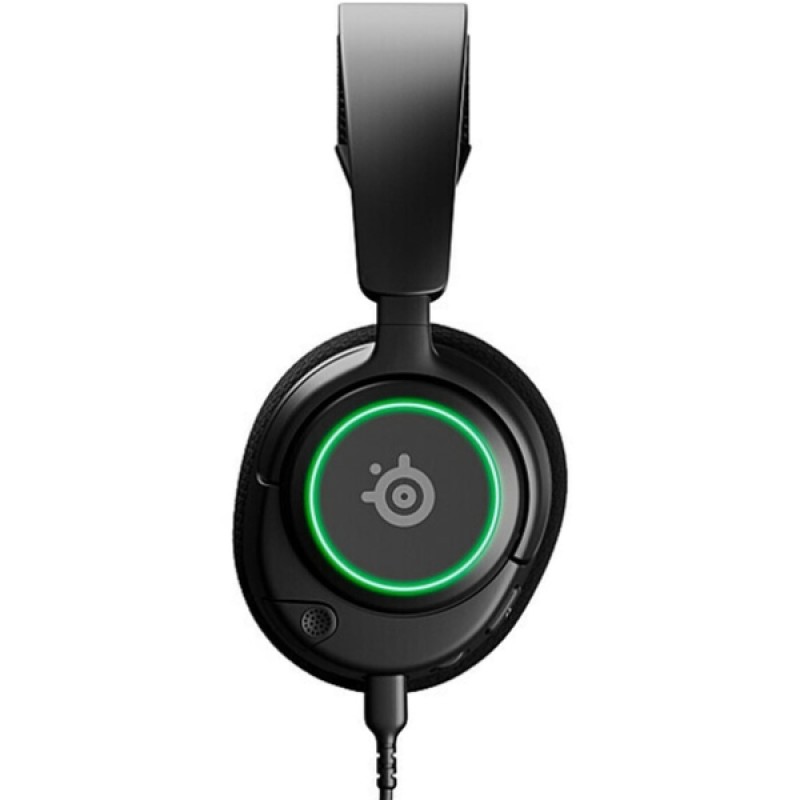 Игровая гарнитура (игровые наушники) SteelSeries Arctis Nova 3 RGB Black MultiPlatform чёрная