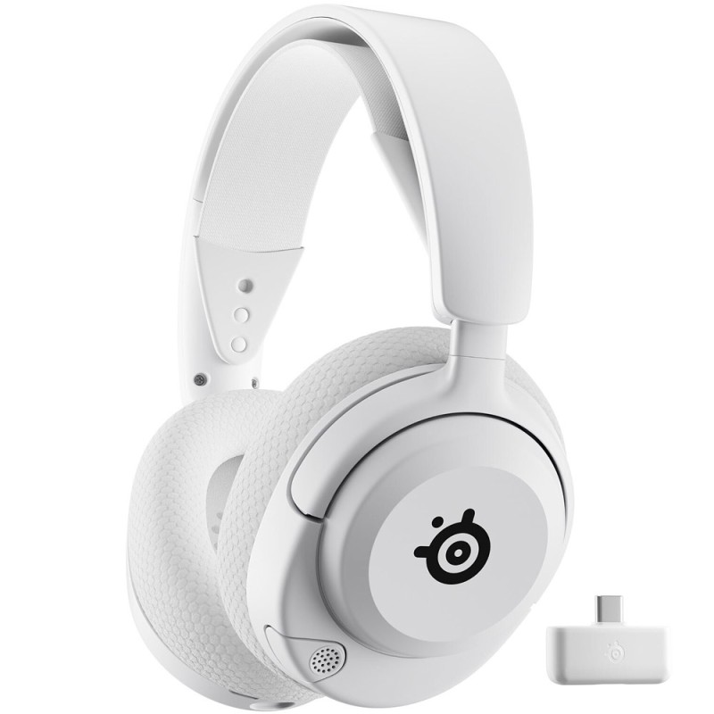 Ігрова гарнітура (бездротові навушники) SteelSeries Arctis Nova 5 White MultiPlatform, біла