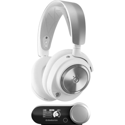 Ігрова гарнітура (бездротові навушники) SteelSeries Arctis Nova Pro Wireless біла