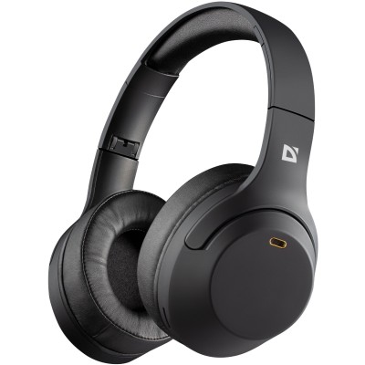 Бездротова гарнітура (навушники з мікрофоном) Defender FreeMotion B690 Bluetooth + 3,5 мм, чорна