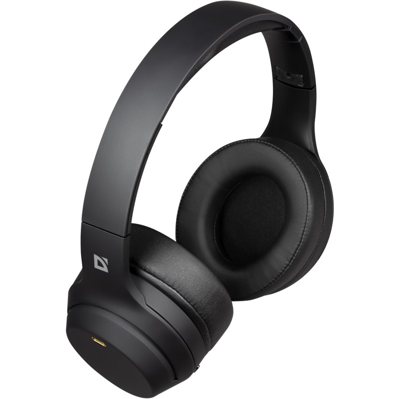 Беспроводная гарнитура (наушники с микрофоном) Defender FreeMotion B690 Bluetooth + 3,5 мм, черная