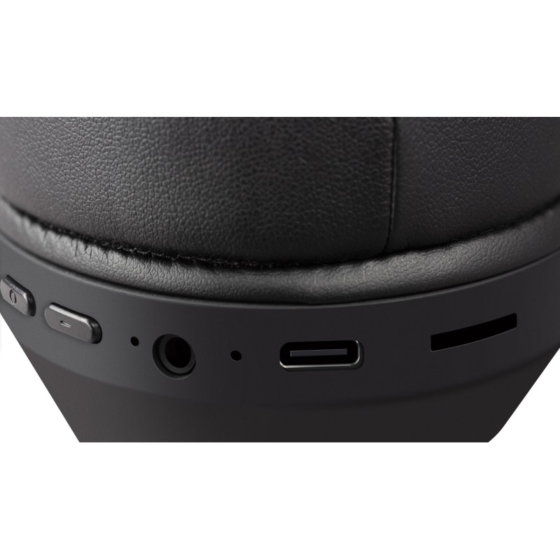 Беспроводная гарнитура (наушники с микрофоном) Defender FreeMotion B690 Bluetooth + 3,5 мм, черная