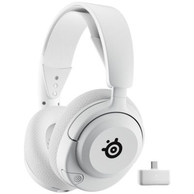 Ігрова гарнітура (бездротові навушники) SteelSeries Arctis Nova 5P White PC/PS/SW/MAC/MOB Ігрова гарнітура (бездротові навушники) SteelSeries Arctis Nova 5P White PC/PS/SW/MAC/MOB