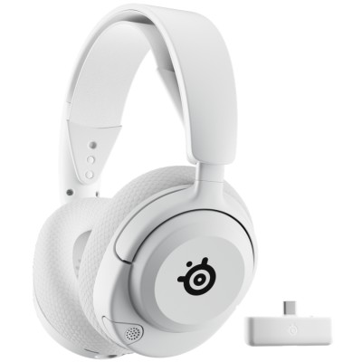 Ігрова гарнітура (навушники з мікрофоном) SteelSeries Arctis Nova 5X White бездротова