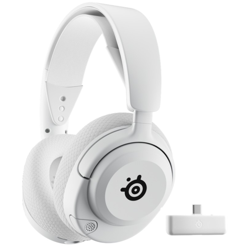 Ігрова гарнітура (навушники з мікрофоном) SteelSeries Arctis Nova 5X White бездротова