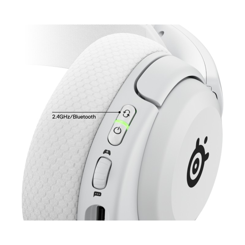 Ігрова гарнітура (навушники з мікрофоном) SteelSeries Arctis Nova 5X White бездротова