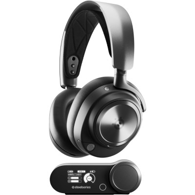 Ігрова гарнітура (навушники з мікрофоном) SteelSeries Arctis Nova Pro Wireless P чорна