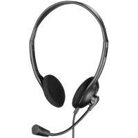 Гарнітура (навушники з мікрофоном) Sandberg MiniJack Headset Bulk 3,5 мм, чорна