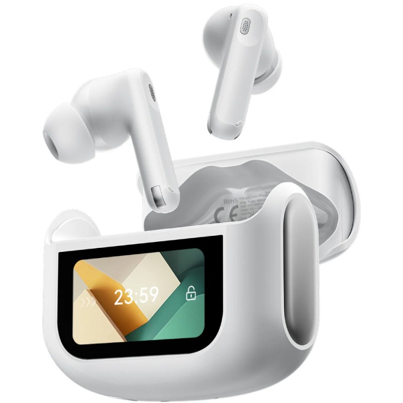 Бездротові TWS-навушники (гарнітура) Blackview AirBuds 12 білі Бездротові TWS-навушники (гарнітура) Blackview AirBuds 12 білі