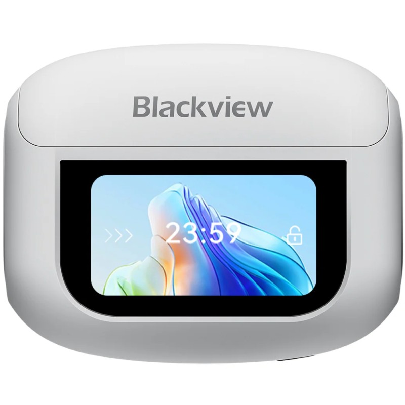 Бездротові TWS-навушники (гарнітура) Blackview AirBuds 12 білі Бездротові TWS-навушники (гарнітура) Blackview AirBuds 12 білі