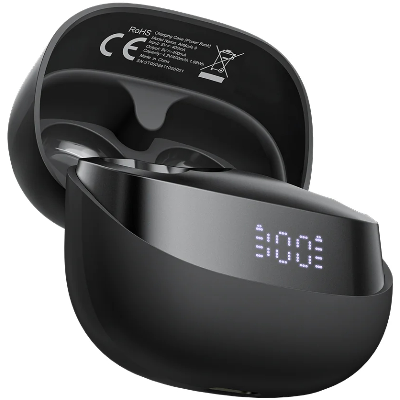 Беспроводные наушники (TWS-гарнитура) Blackview AirBuds 9 чёрные