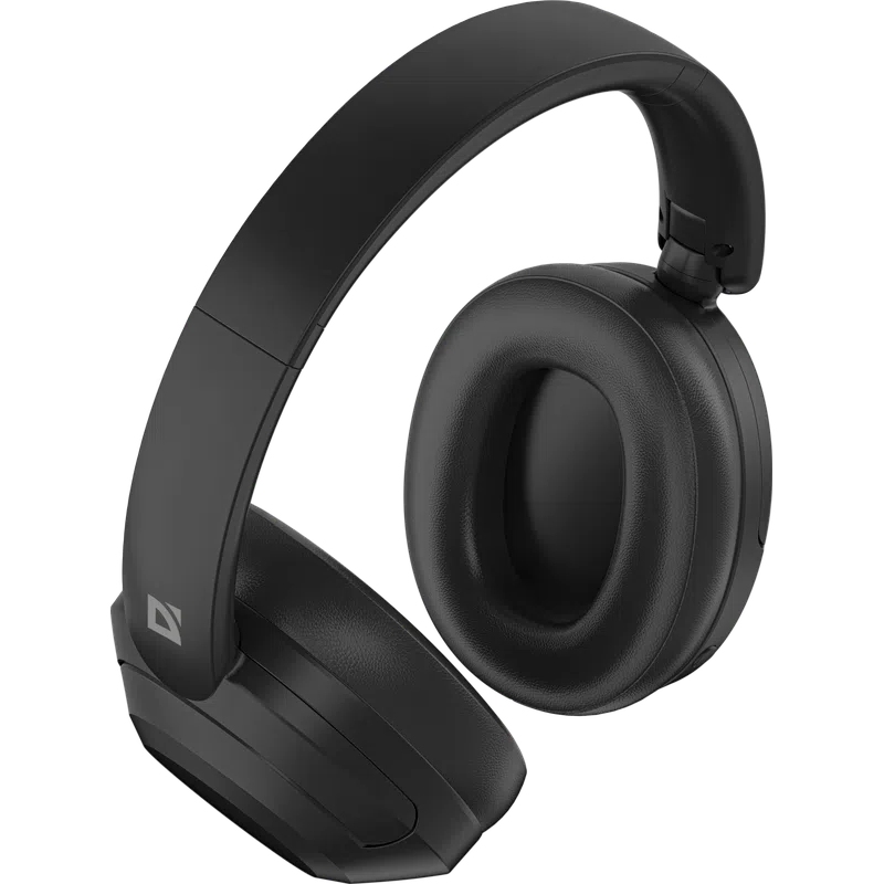 Повнорозмірна гарнітура (навушники з мікрофоном) Defender FreeMotion B490 Bluetooth + 3,5 мм, чорна