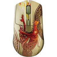Ігрова мишка (ігрова миша) SteelSeries CS2 Dragon Lore Edition Wireless RGB з візерунком