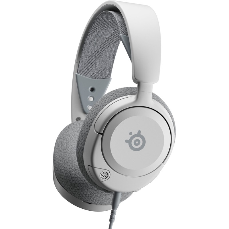 Игровая гарнитура (геймерские наушники) SteelSeries Arctis Nova 1 бело-серая