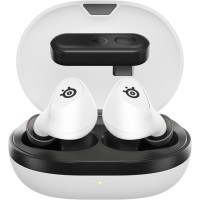 Игровая гарнитура (наушники с микрофоном) SteelSeries Arctis GameBuds TWS белая