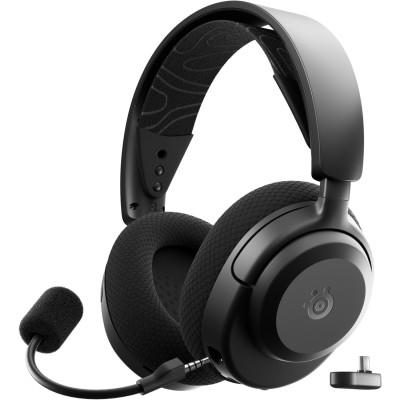 Ігрова гарнітура (бездротові навушники) SteelSeries Arctis Nova 3X Wireless чорна