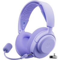 Игровая гарнитура (беспроводные наушники) SteelSeries Arctis Nova 3X Wireless MultiPlatform/Xbox Lavender, фиолетовая Игровая гарнитура (беспроводные наушники) SteelSeries Arctis Nova 3X Wireless MultiPlatform/Xbox Lavender, фиолетовая