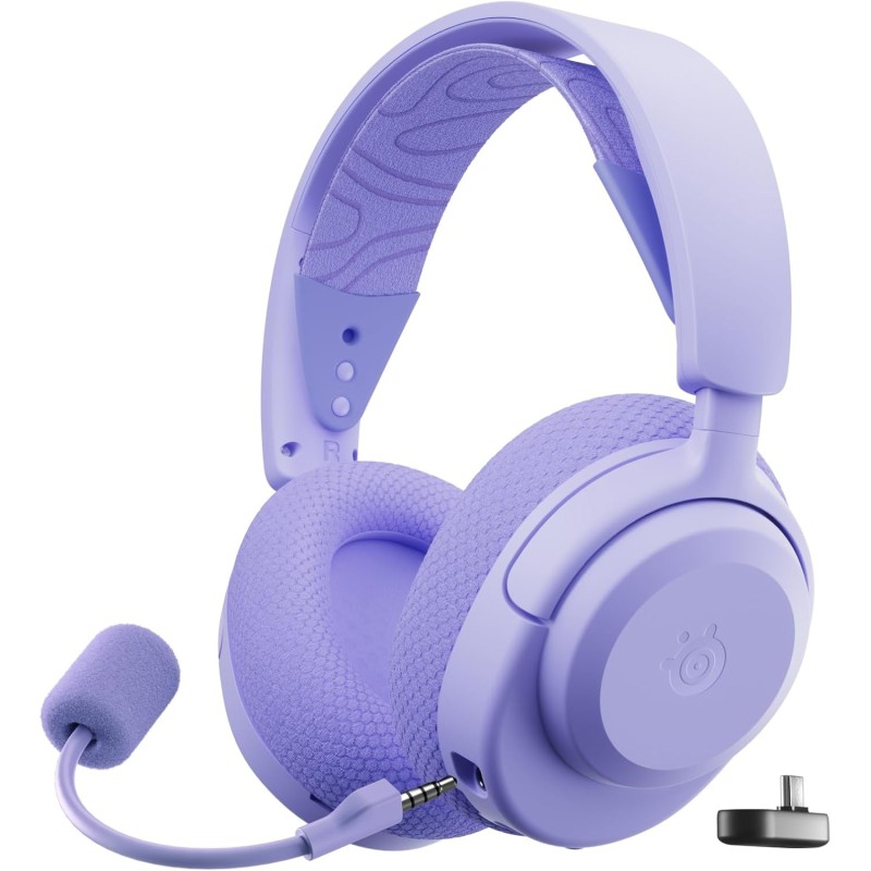 Ігрова гарнітура (бездротові навушники) SteelSeries Arctis Nova 3X Wireless MultiPlatform/Xbox Lavender, фіолетова
