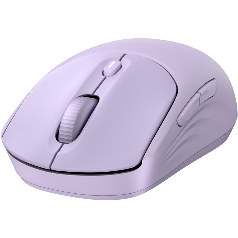 Мышь беспроводная (компьютерная мышь) HP 400 Quiet фиолетовая